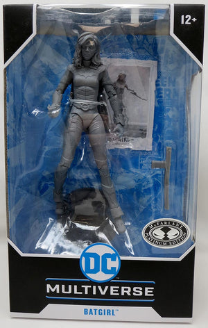 DC Multiverse Gaming 7 Inch Action Figure Gotham Knights Wave 6 - Batgirl (Grey Color) Platinum Edition