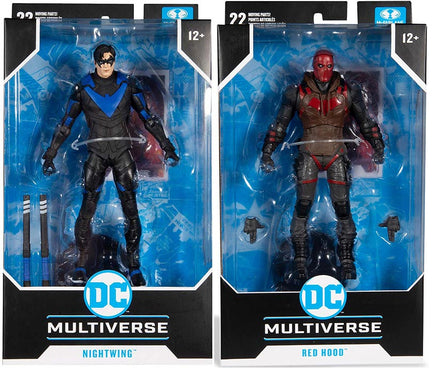 DC Multiverse Gaming Series 7 Inch Action Figure Wave 5 - Set of 2 (Nightwing - Red Hood)