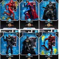 DC Multiverse Movie 7 Inch Action Figure Flash - Set of 6