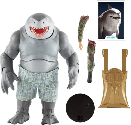 DC Multiverse Suicide Squad 10 Inch Action Figure Megafigs Exclusive - King Shark Gold Label