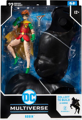 DC Multiverse The Dark Knight Returns 7 Inch Action Figure BAF Batman Horse - Robin