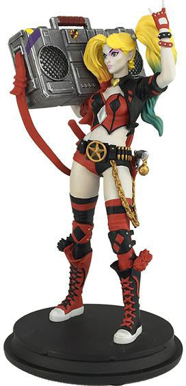 DC Rebirth 8 Inch Statue Figure PX Exclusive - Harley Quinn Boombox SDCC 2017