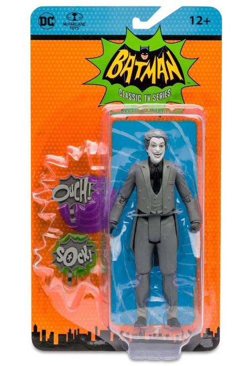 DC Retro Batman 1966 Inch Action Figure Joker Black White Variant