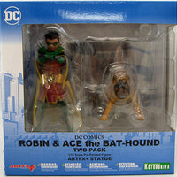 DC Universe 8 Inch Statue Figure ArtFX+ - Robin & Bat Hound