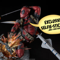 Deadpool 24 Inch Statue Figure Premium Format Exclusive - Deadpool Heat-Seeker Exclusive Version Sideshow 3005111