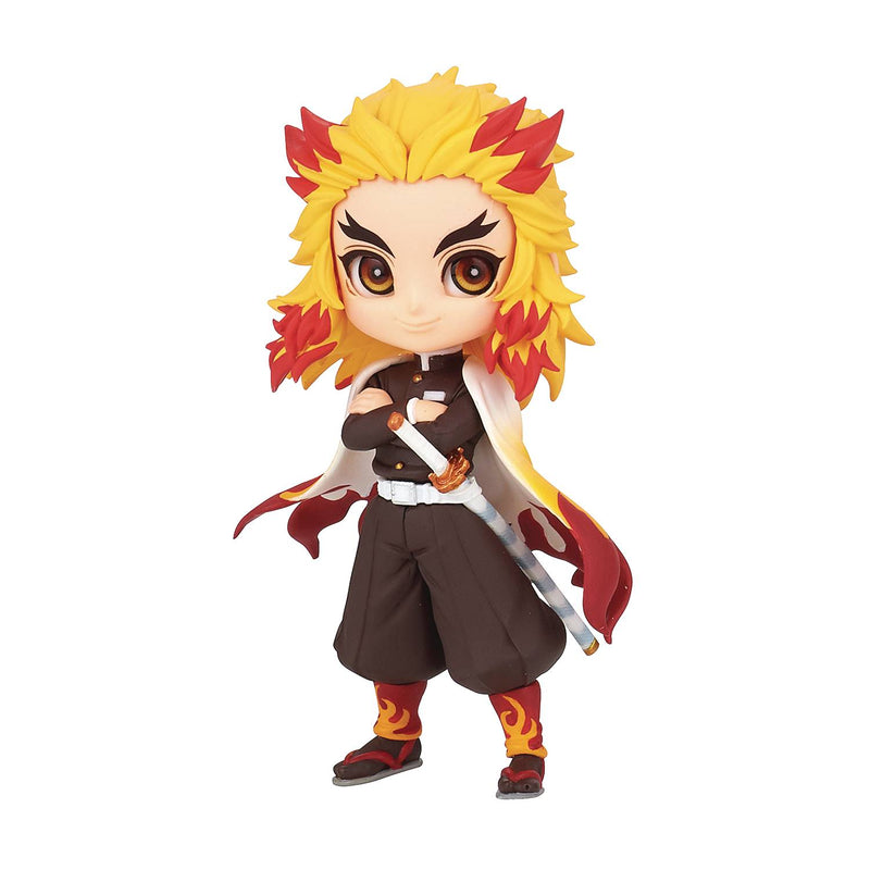 Boneco Action Figure Rengoku 13 cm Demon Slayer Kimetsu QPosket