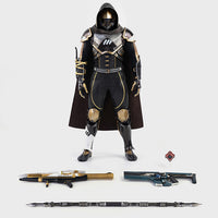 Destiny 2 12 Inch Action Figure 1/6 Scale - Hunter Sovereign Golden Trace Shader