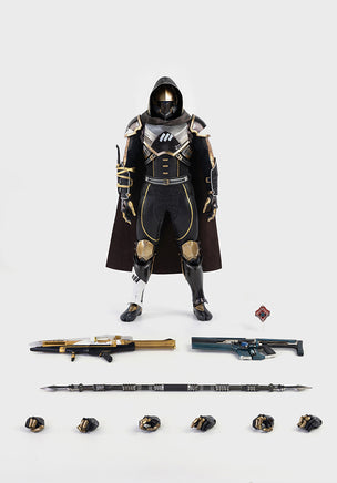 Destiny 2 12 Inch Action Figure 1/6 Scale - Hunter Sovereign Golden Trace Shader