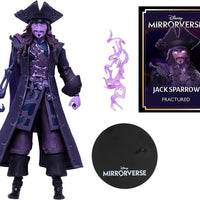 Disney Mirrorverse 7 Inch Action Figure Wave 2 - Jack Sparrow (Fractured) Gold Label