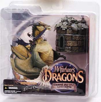 ETERNAL CLAN DRAGON McFarlane's Dragons Series 1: Quest For The Lost King
