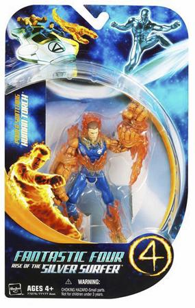Fantastic Four Rise of the Silver Surfer Action Figures Series 2: Power Switching Human Torch
