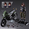 Final Fantasy VIIR 8 Inch Action Figure Play Arts Kai - Jessie & Motorcycle