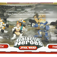 Galactic Heroes 2 Inch Action Figure Cinema Scene (2010 Wave 1) Hasbro Toys - Assault On Ryloth