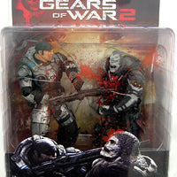 Gears Of War 2 Action Figure 2-Pack: Marcus Fenix vs Locust Drone