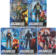 G.I. Joe 6 Inch Action Figure Classified Series - Set of 5 (#01 - #05) (Duke is Repaint Version)