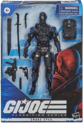G.I. Joe 6 Inch Action Figure Classified Series - Snake Eyes #02 (Red Dot On Head)