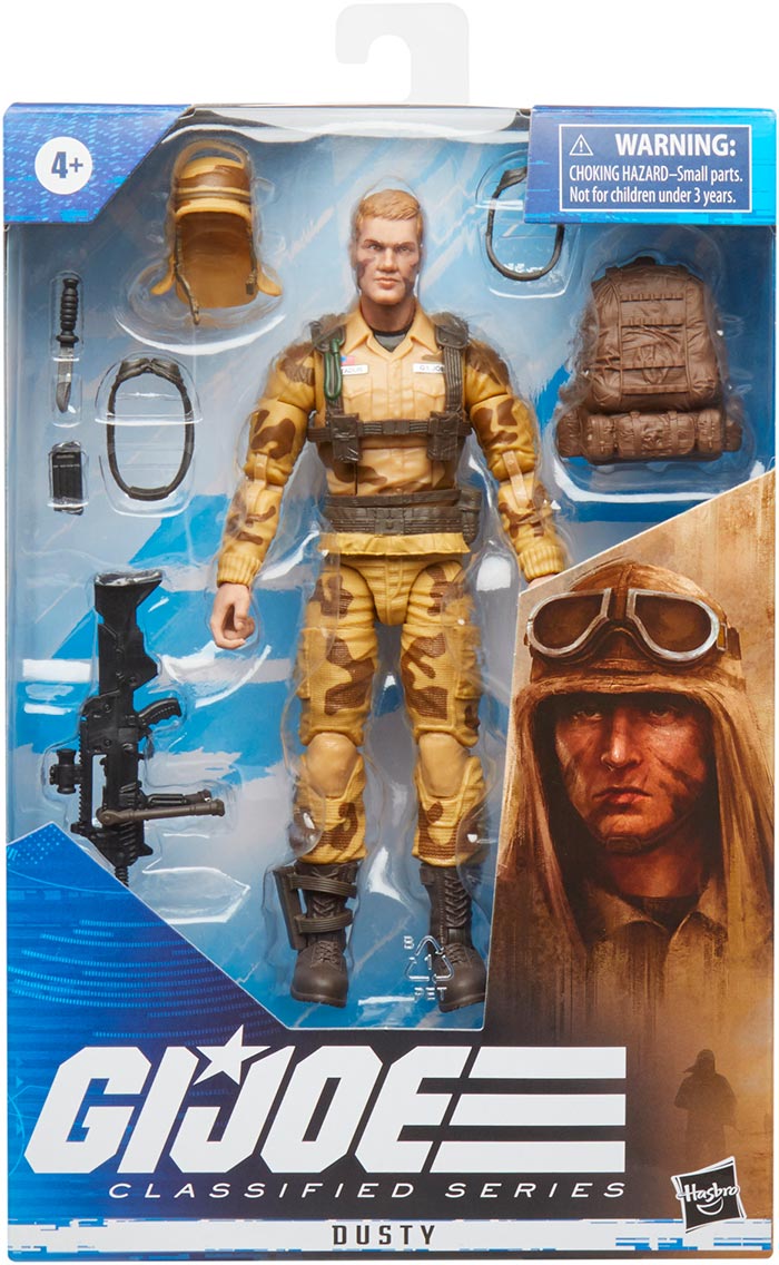 G.I. Joe Classified 6 Inch Action Figure Wave 11 - Dusty| Cmdstore