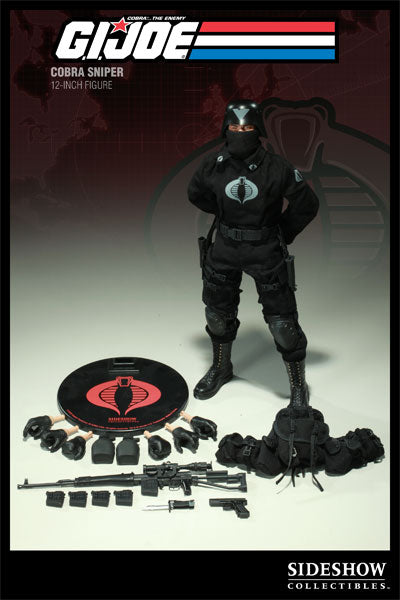 G.I. Joe 12 Inch Doll Figure - Cobra Sniper