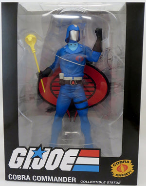 G.I. Joe PVC 8 Inch Statue Figure 1/8 Scale - Cobra Commander