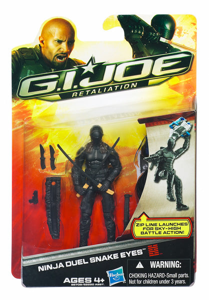 G.I.Joe Retaliation 3.75 Inch Action Figure Wave 2 - Ninja Duel Snake Eyes