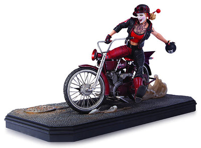 Gotham City Garage 15 Inch Long Statue Figure - Harley Quinn