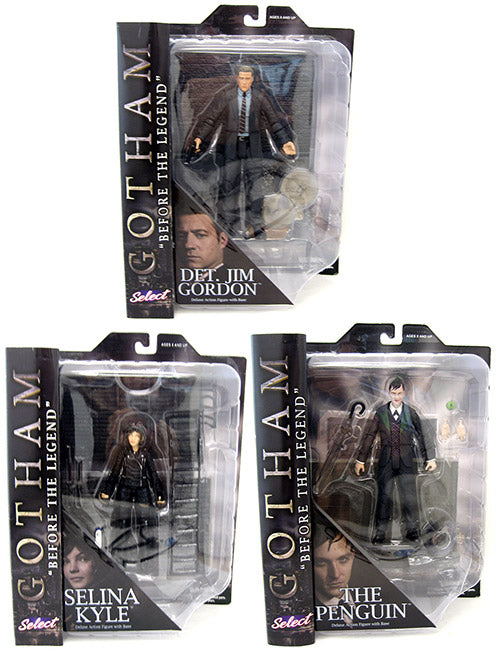 Gotham TV Select 7 Inch Action Figure Series 1 - Set of 3