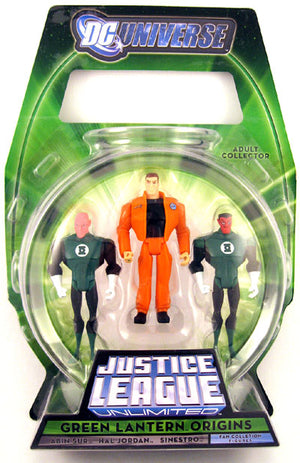 Green Lantern Origins 3-Pack 2009 SDCC Exclusive - Justice League Unlimited Action Figure Mattel Toys