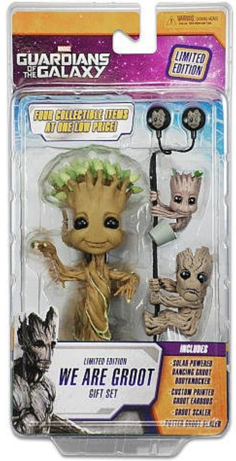 Guardians Of The Galaxy 6 Inch Figure & Headphones - We Are Groot Gift