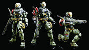 Halo Reach 13 Inch Action Figure 1/6 Scale Series - Spartan III Emile