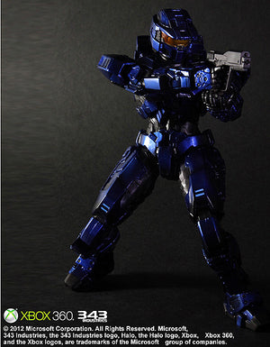 Halo Universe 8 Inch Action Figure Kai Series - Mark V Blue Spartan