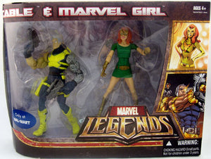 Hasbro Marvel Legends Action Figures Exclusive 2-Packs: Cable & Marvel Girl