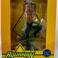 DC Gallery 9 Inch Statue Figure Comic Series - Aquaman (Shelf Wear Packaging)