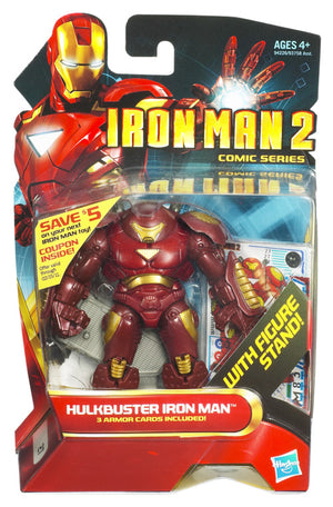Iron Man 2 3.75 Inch Action Figure Comic Series Wave 2 - Hulkbuster Iron Man #27 (Sub-Standard Packaging)