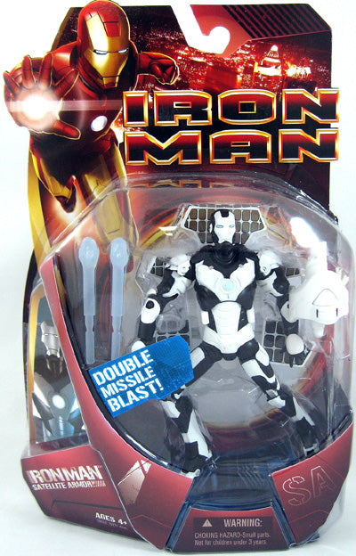 Iron Man Action Figure Wave 3: Satellite Armor Iron Man White Version