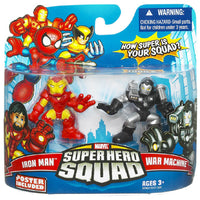 Iron Man & War Machine - Marvel Superhero Squad Action Figure 2009 Wave 5 Hasbro Toys