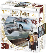 Jigsaw 3D Puzzle Harry Potter 24 Inch by 18 Inch Puzzle 300 Piece - Ford Anglia, Ronald Weasley and Harry Potter