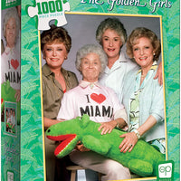 Jigsaw Puzzle The Golden Girls 19 Inch by 26 Inch Puzzle 1000 Piece - I Heart Miami
