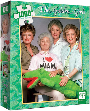 Jigsaw Puzzle The Golden Girls 19 Inch by 26 Inch Puzzle 1000 Piece - I Heart Miami
