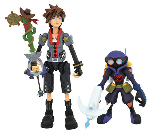 Kingdom Hearts 3 Select 7 Inch Action Figure Series 2 - Toy Story Sora with Air Soldier