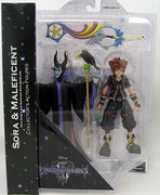 Kingdom Hearts 3 7 Inch Action Figure Select Series - Sora & Maleficent (Shelf Wear Packaging)