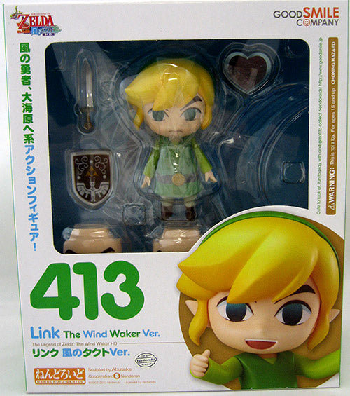 Legend of Zelda figures Link Wind Waker Ver. #413 PVC Acton Figure Nen -  Supply Epic
