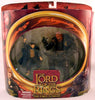 Lord of the Rings Two Towers Action Figures: Merry vs Grishnakh