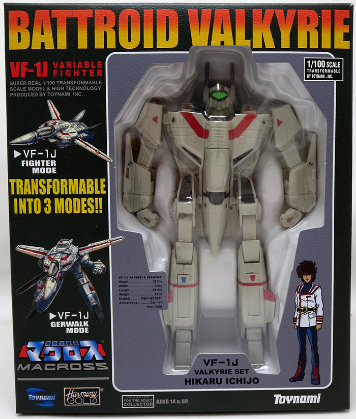 Macross Robotech Saga 1/100 Scale 6 Inch Action Figure - VF-1J Ichijo  Valkyrie