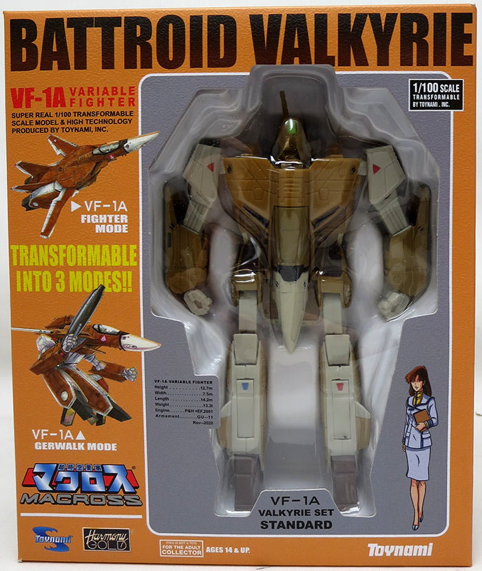 マクロス クラシック Macross Saga Retro 5 Inch Action Figure 1/100 Scale - VF-1A