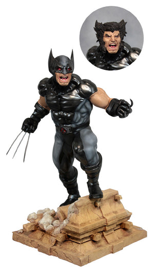 Marvel Collectible 12 Inch Statue Figure Fina Art Series - X-Force Wolverine (Previously Opened and Displayed)