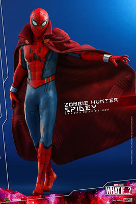 Marvel Disney+ What If 12 Inch Action Figure 1/6 Scale - Zombie Hunter Spidey Hot Toys 909046