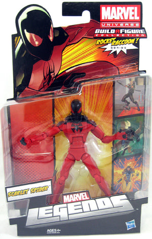 Marvel Legends 6 Inch Action Figure Rocket Raccoon Series - Scarlet Spider-Man