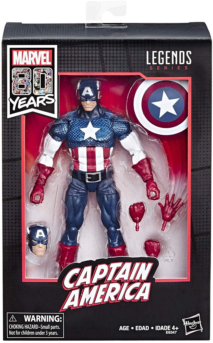 Marvel Legends 6 Inch Action Figure 80 Years Anniversary - Captain America