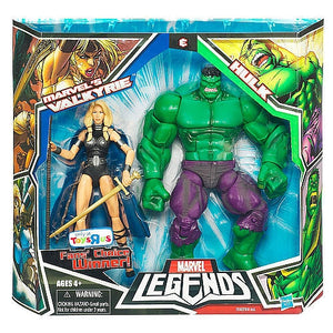 Marvel Legends 6 Inch Action Figure 2-Pack Exclusive - Valkyrie vs Green Hulk