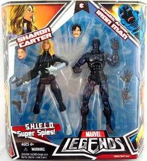 Marvel Legends 6 Inch Action Figure 2-Pack Wave 2.5 - Sharon Carter & Stealth Armor Iron Man